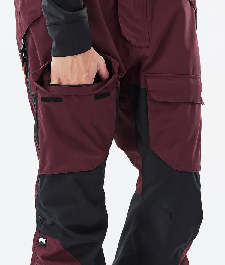 Montec Fawk Skibukse Herre Burgundy/Black, Bilde 6 av 6