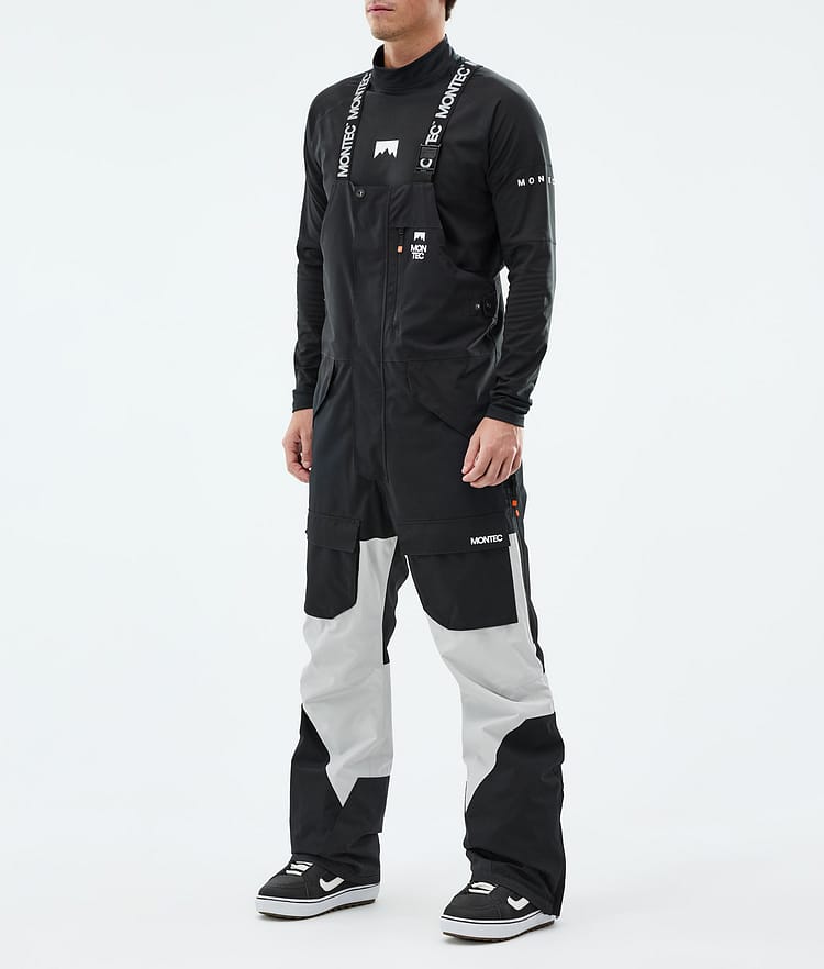 Montec Fawk Snowboardbukse Herre Black/Light Grey Renewed, Bilde 1 av 6