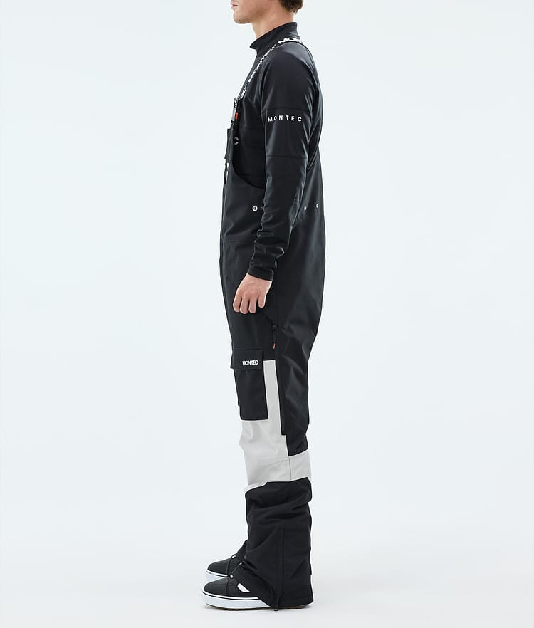 Montec Fawk Snowboardbukse Herre Black/Light Grey, Bilde 2 av 6