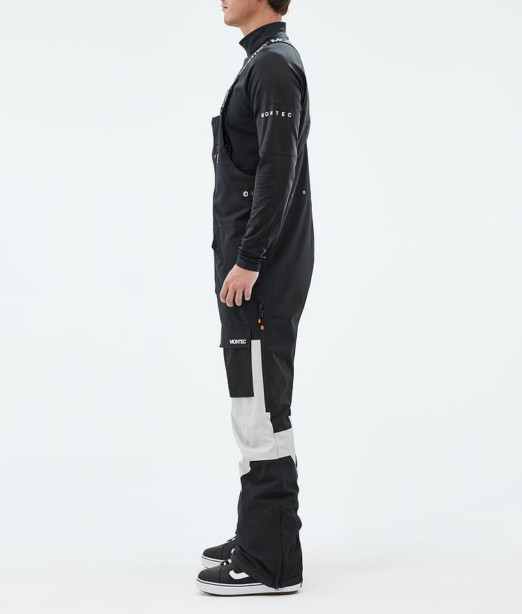 Montec Fawk Snowboardbukse Herre Black/Light Grey Renewed, Bilde 2 av 6