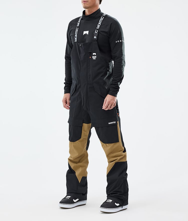 Montec Fawk Snowboardbukse Herre Black/Gold, Bilde 1 av 6