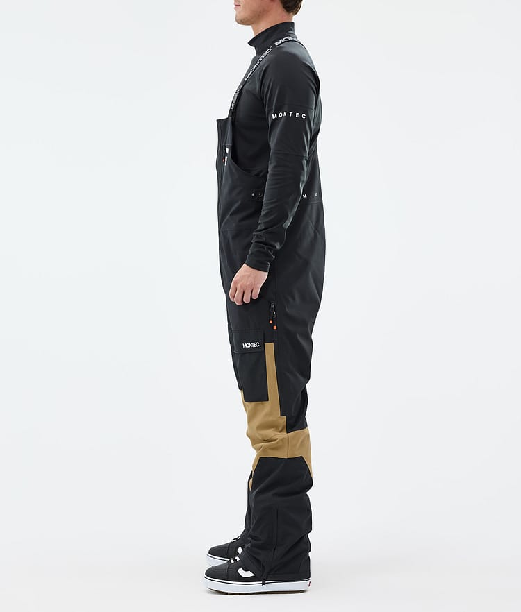 Montec Fawk Snowboardbukse Herre Black/Gold, Bilde 2 av 6