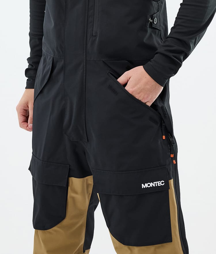 Montec Fawk Skibukse Herre Black/Gold, Bilde 4 av 6