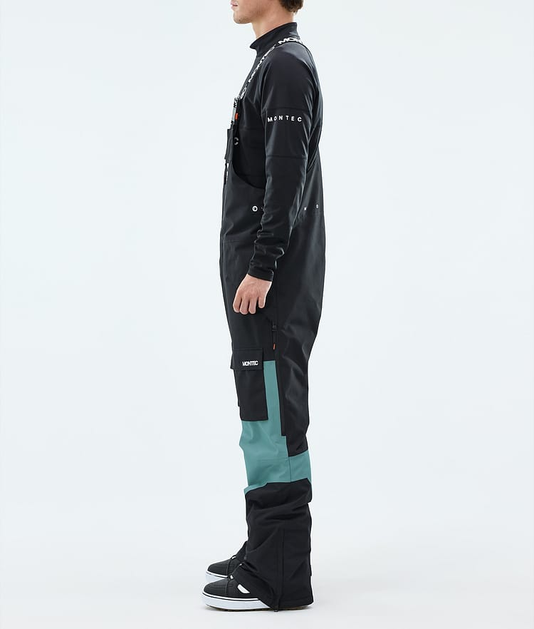 Montec Fawk Snowboardbukse Herre Black/Atlantic, Bilde 2 av 6