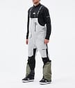 Montec Fawk Snowboardbukse Herre Light Grey/Black/Greenish