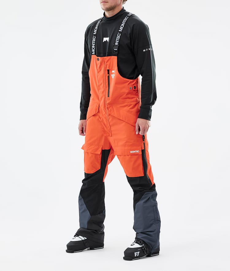 Montec Fawk Skibukse Herre Orange/Black/Metal Blue, Bilde 1 av 6