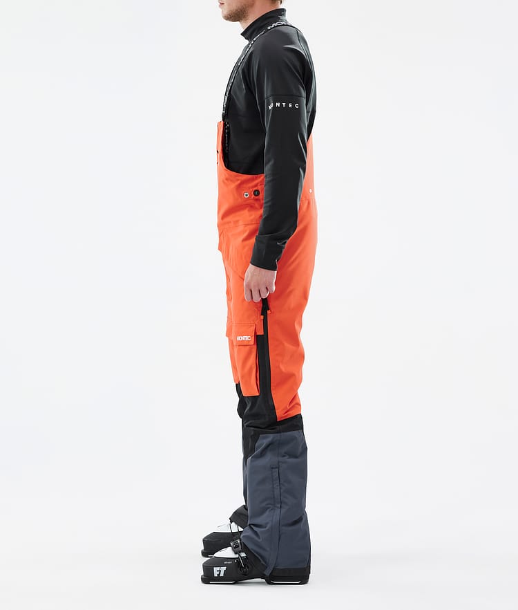 Montec Fawk Skibukse Herre Orange/Black/Metal Blue, Bilde 2 av 6