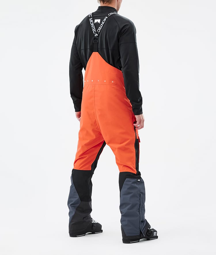 Montec Fawk Skibukse Herre Orange/Black/Metal Blue, Bilde 3 av 6