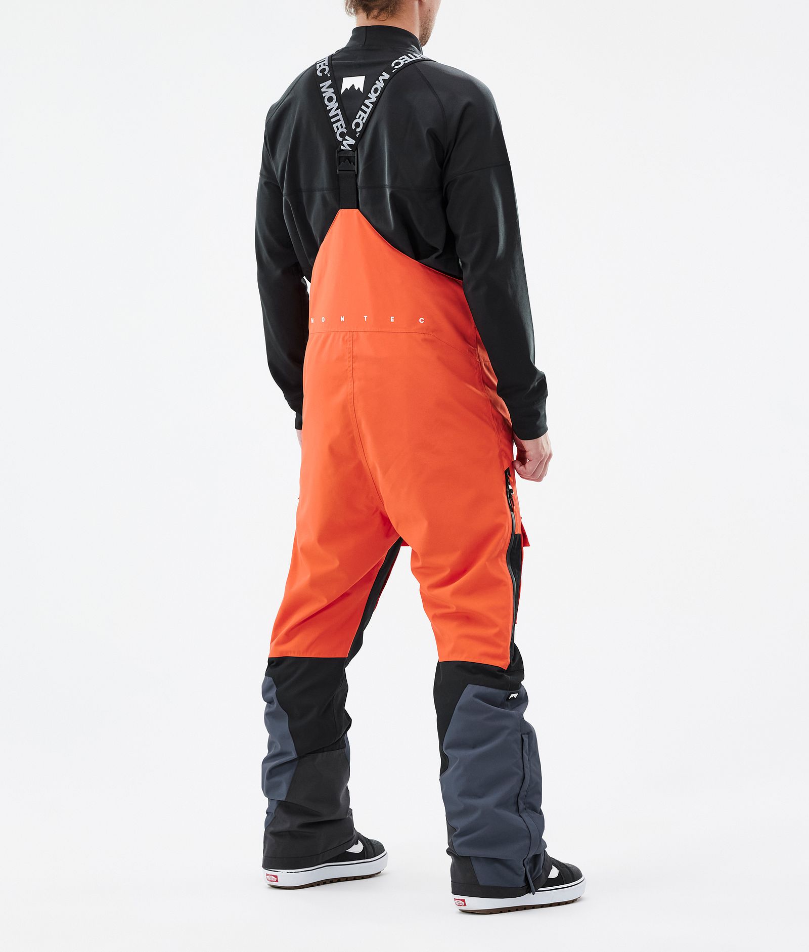 Montec Fawk Snowboardbukse Herre Orange/Black/Metal Blue, Bilde 3 av 6