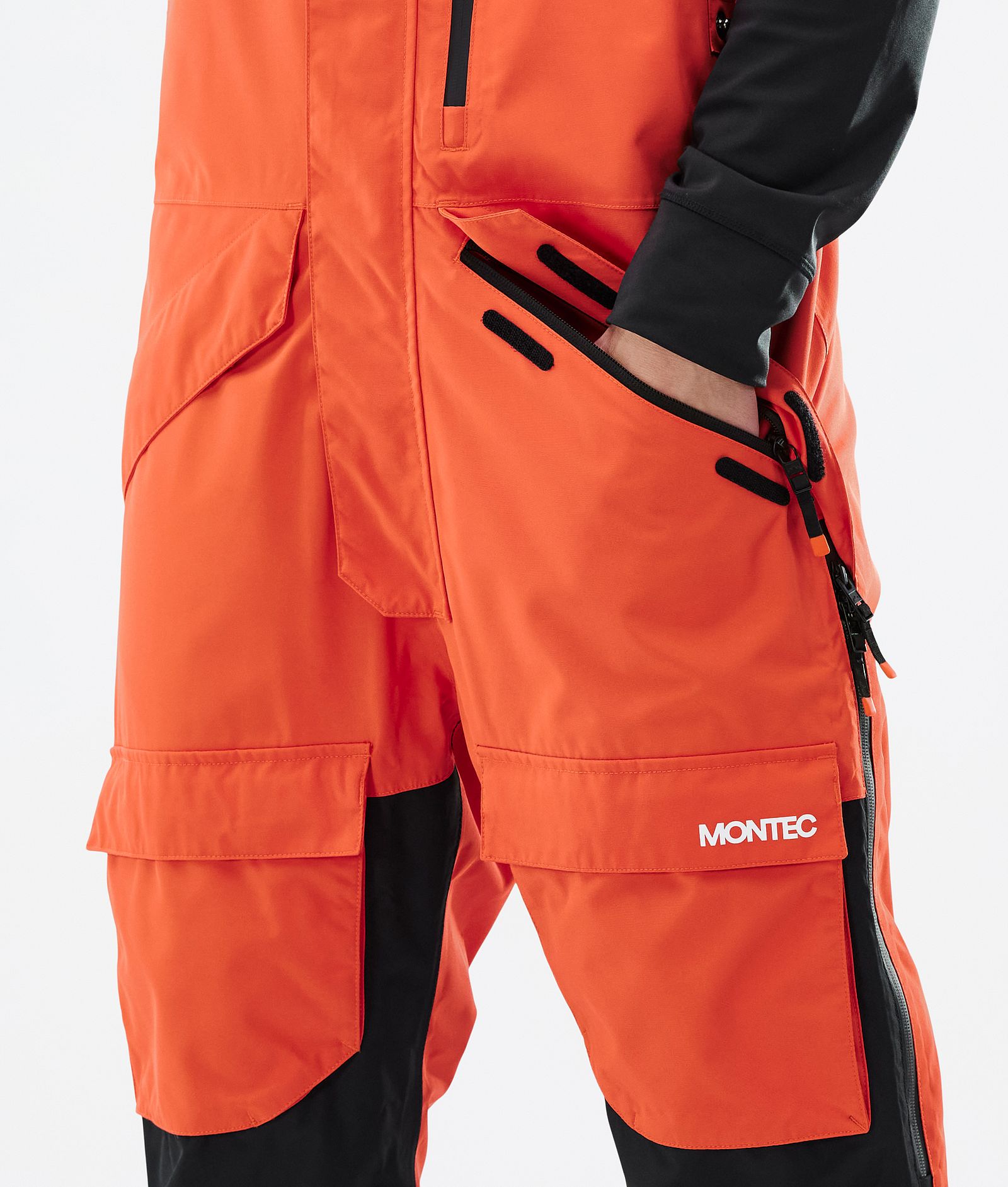 Montec Fawk Snowboardbukse Herre Orange/Black/Metal Blue, Bilde 4 av 6