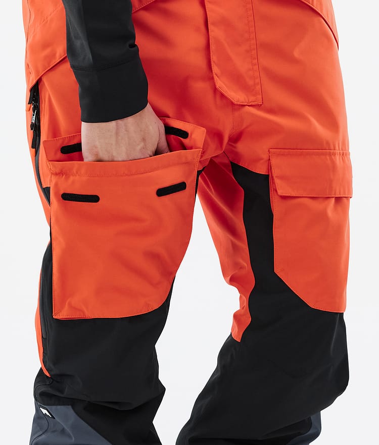 Montec Fawk Skibukse Herre Orange/Black/Metal Blue, Bilde 6 av 6