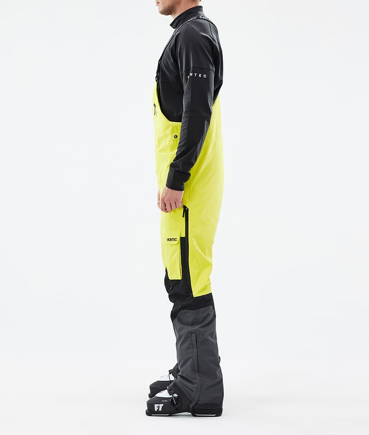 Montec Fawk Skibukse Herre Bright Yellow/Black/Phantom, Bilde 2 av 6