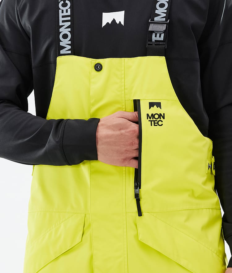 Montec Fawk Snowboardbukse Herre Bright Yellow/Black/Phantom, Bilde 5 av 6