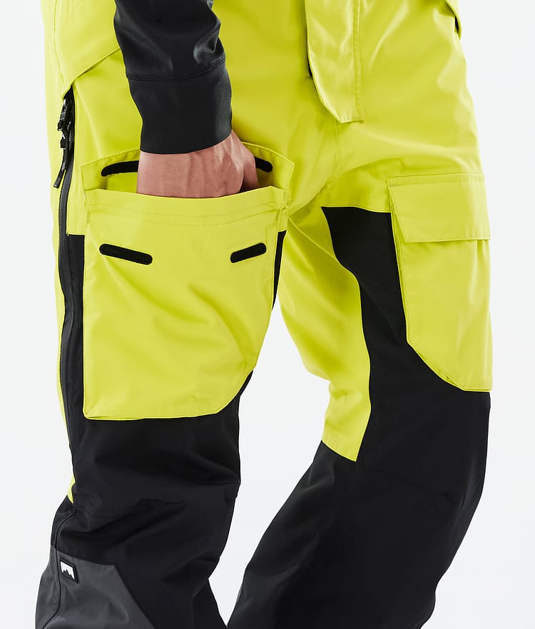 Montec Fawk Snowboardbukse Herre Bright Yellow/Black/Phantom, Bilde 6 av 6