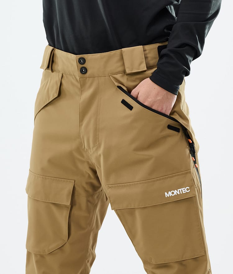 Montec Kirin Snowboardbukse Herre Gold, Bilde 4 av 5