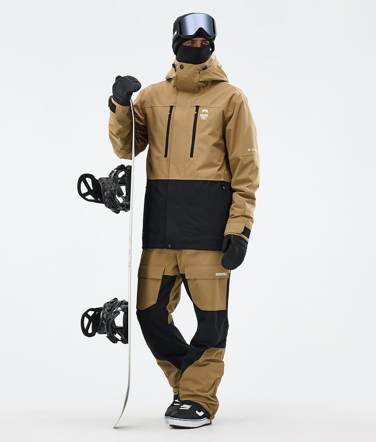 Montec Fawk Snowboardbukse Herre Gold/Black, Bilde 2 av 7