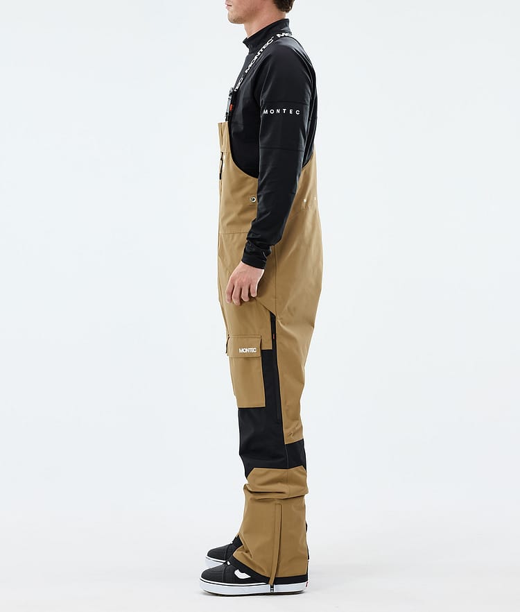 Montec Fawk Snowboardbukse Herre Gold/Black, Bilde 3 av 7