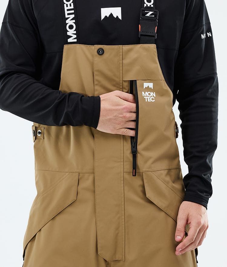 Montec Fawk Skibukse Herre Gold/Black, Bilde 6 av 7