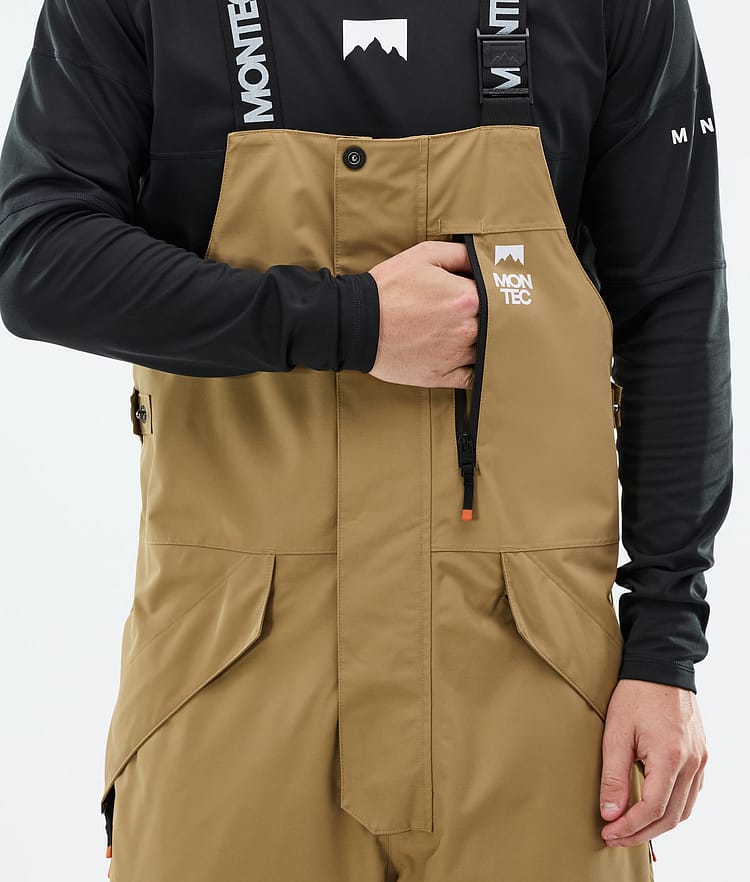 Montec Fawk Skibukse Herre Gold/Black, Bilde 5 av 6