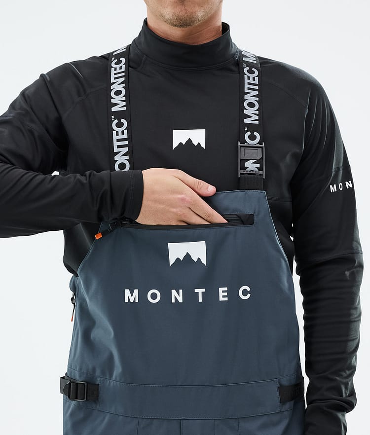 Montec Arch Snowboardbukse Herre Metal Blue/Black Renewed, Bilde 5 av 6