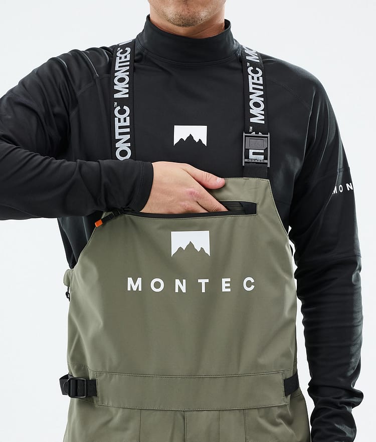 Montec Arch Snowboardbukse Herre Greenish/Black Renewed, Bilde 5 av 6