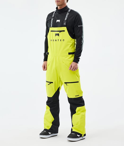 Montec Arch Snowboardbukse Herre Bright Yellow/Black