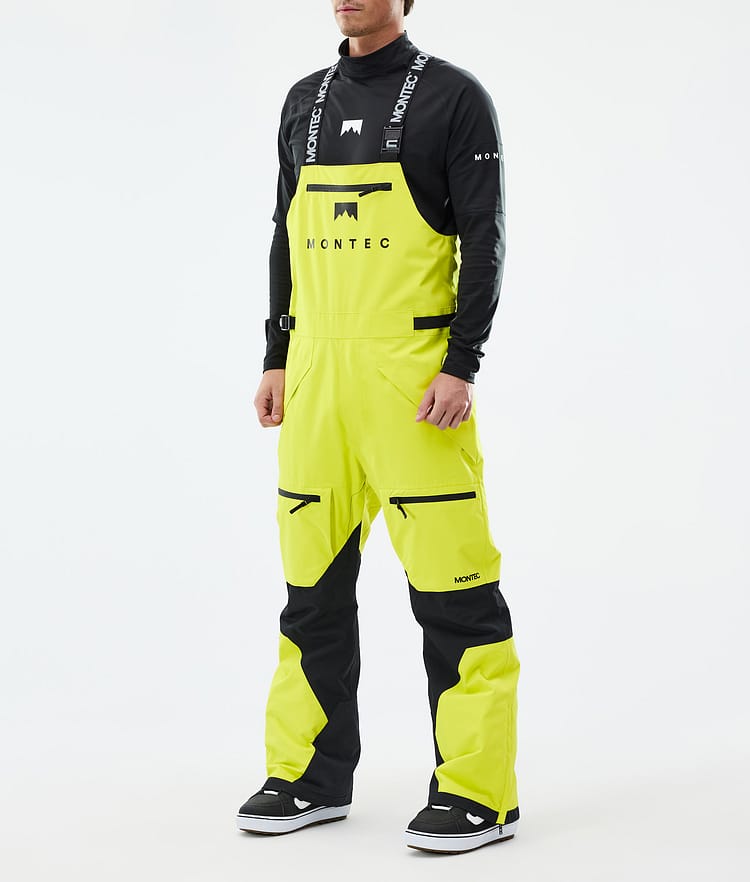 Montec Arch Snowboardbukse Herre Bright Yellow/Black Renewed, Bilde 1 av 6