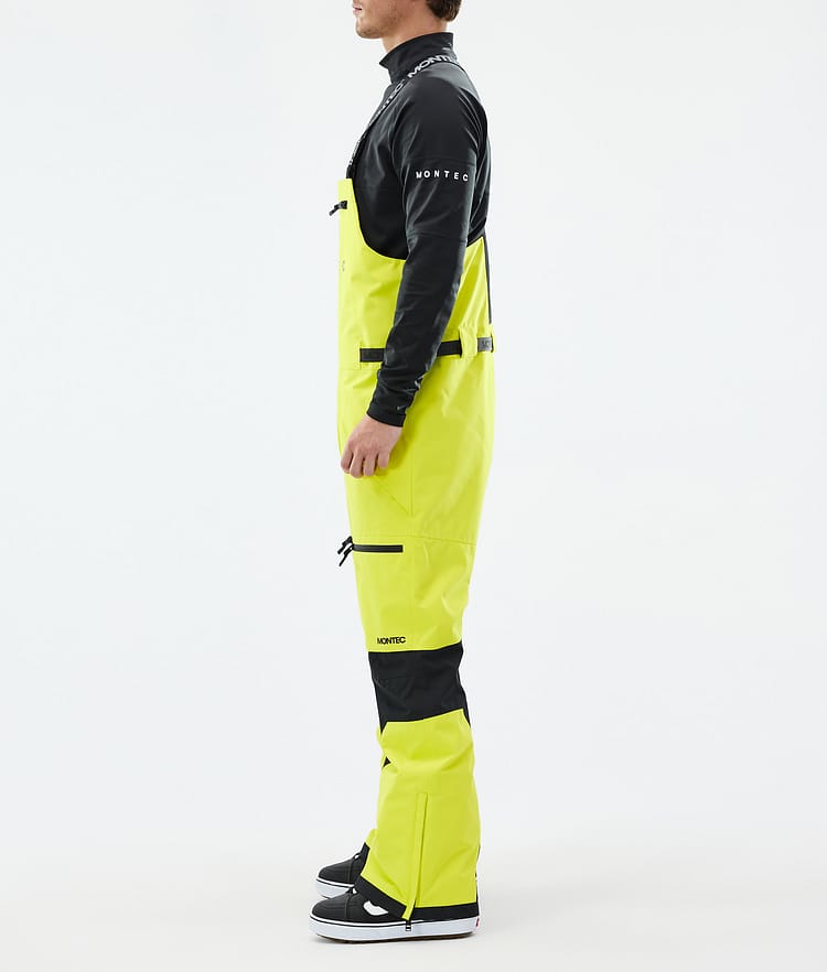 Montec Arch Snowboardbukse Herre Bright Yellow/Black Renewed, Bilde 2 av 6