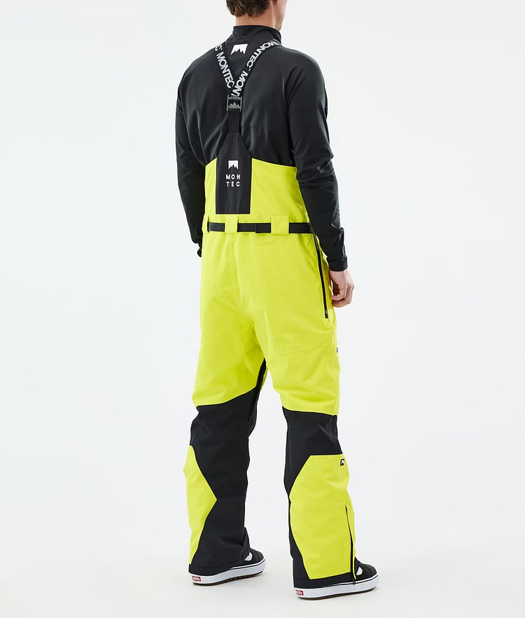 Montec Arch Snowboardbukse Herre Bright Yellow/Black Renewed, Bilde 3 av 6