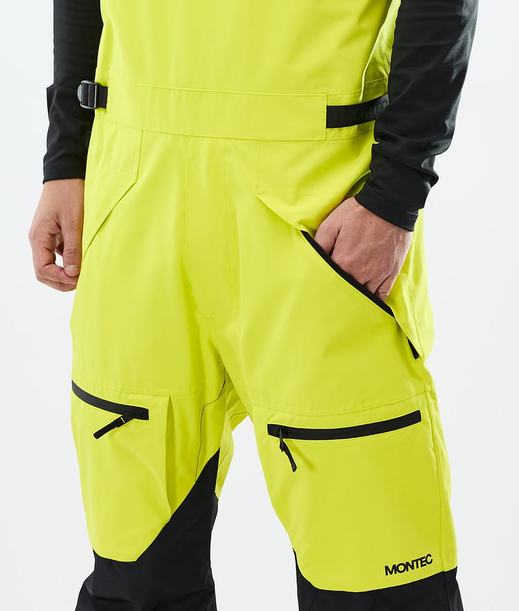Montec Arch Snowboardbukse Herre Bright Yellow/Black Renewed, Bilde 4 av 6