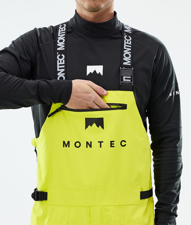 Montec Arch Snowboardbukse Herre Bright Yellow/Black Renewed, Bilde 5 av 6