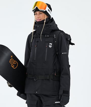 Montec Fawk W Snowboardjakke Black