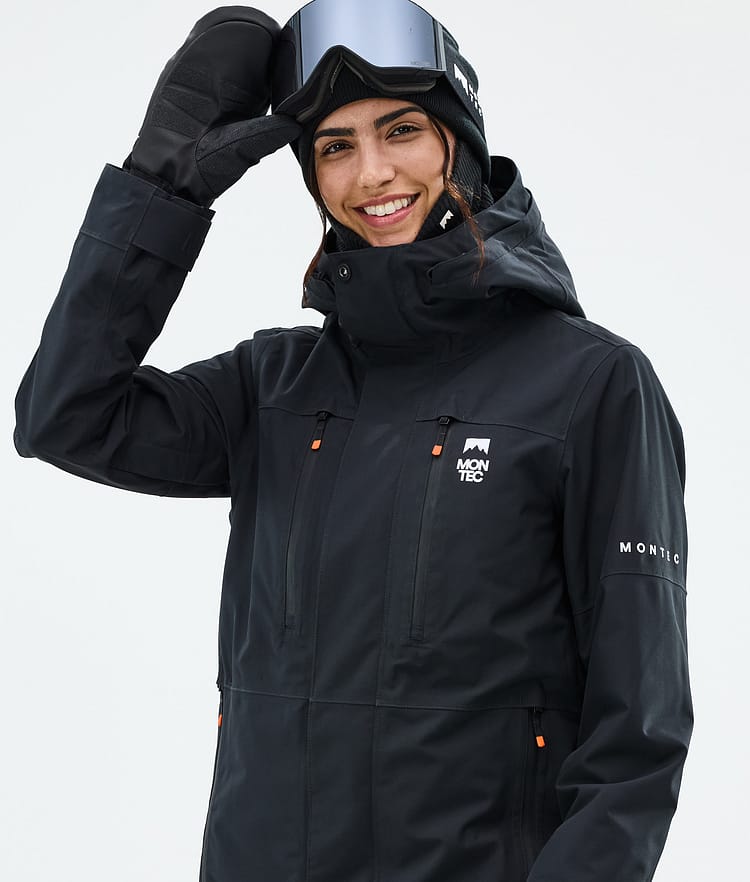 Montec Fawk W Snowboardjakke Dame Black, Bilde 2 av 10
