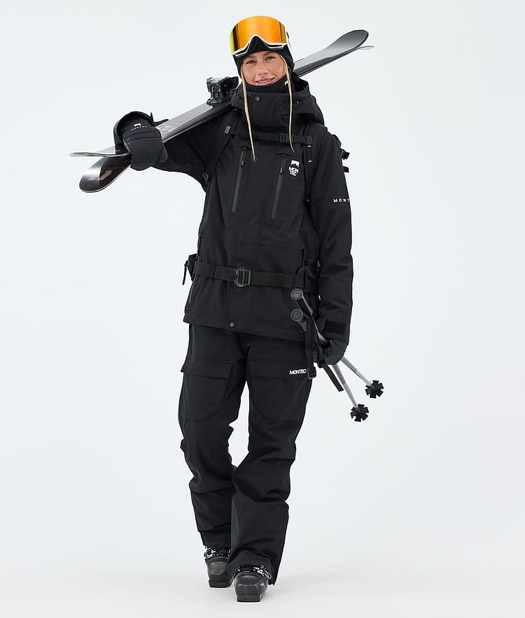 Montec Fawk W Skijakke Dame Black, Bilde 2 av 9