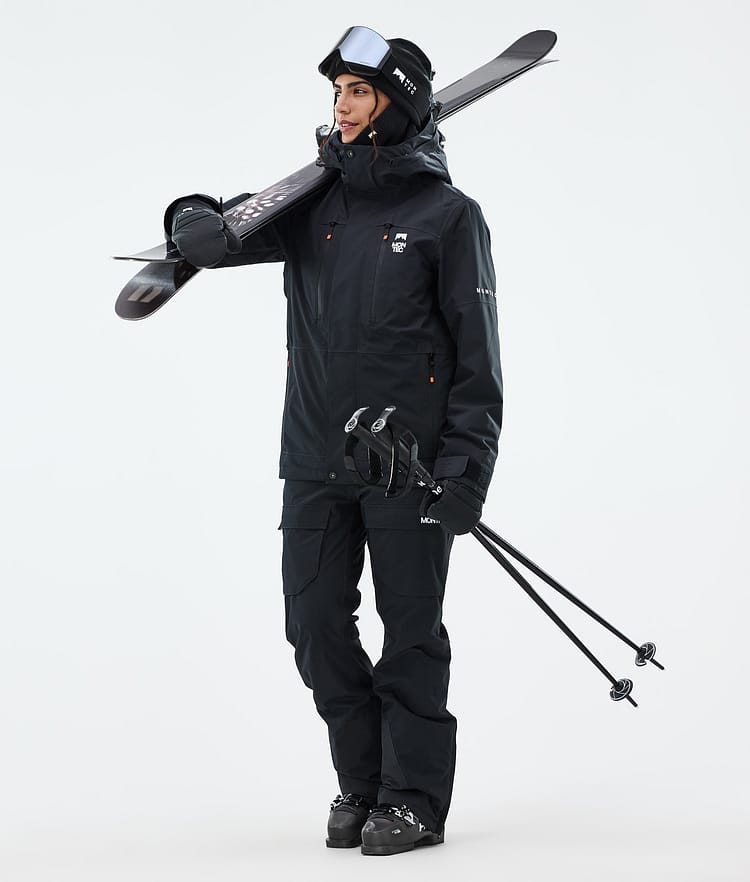Montec Fawk W Skijakke Dame Black, Bilde 3 av 10