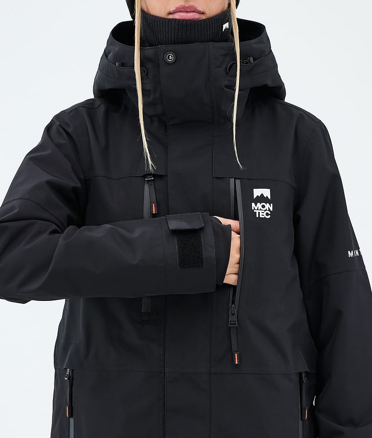 Montec Fawk W Snowboardjakke Dame Black Renewed, Bilde 8 av 9