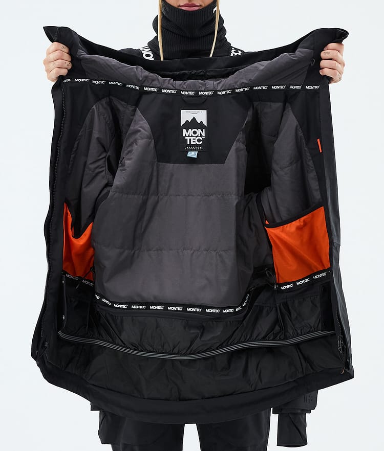 Montec Fawk W Snowboardjakke Dame Black Renewed, Bilde 9 av 9