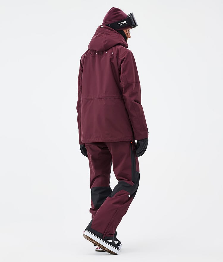 Montec Fawk W Snowboardjakke Dame Burgundy Renewed, Bilde 5 av 10