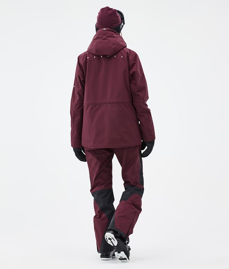 Montec Fawk W Skijakke Dame Burgundy, Bilde 5 av 10