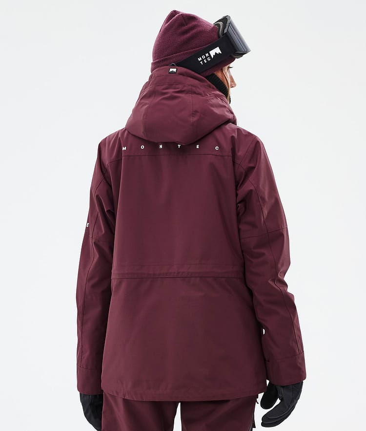 Montec Fawk W Snowboardjakke Dame Burgundy Renewed, Bilde 7 av 10