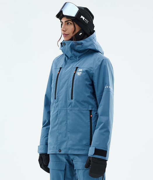 Montec Fawk W Snowboardjakke Dame Blue Steel