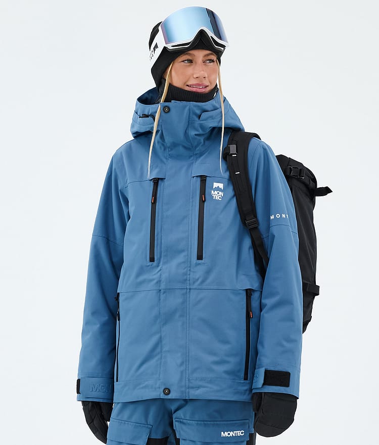Montec Fawk W Skijakke Dame Blue Steel, Bilde 1 av 9