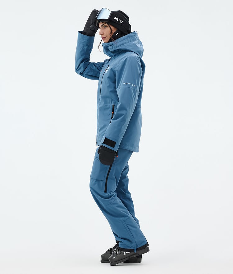 Montec Fawk W Skijakke Dame Blue Steel, Bilde 4 av 10