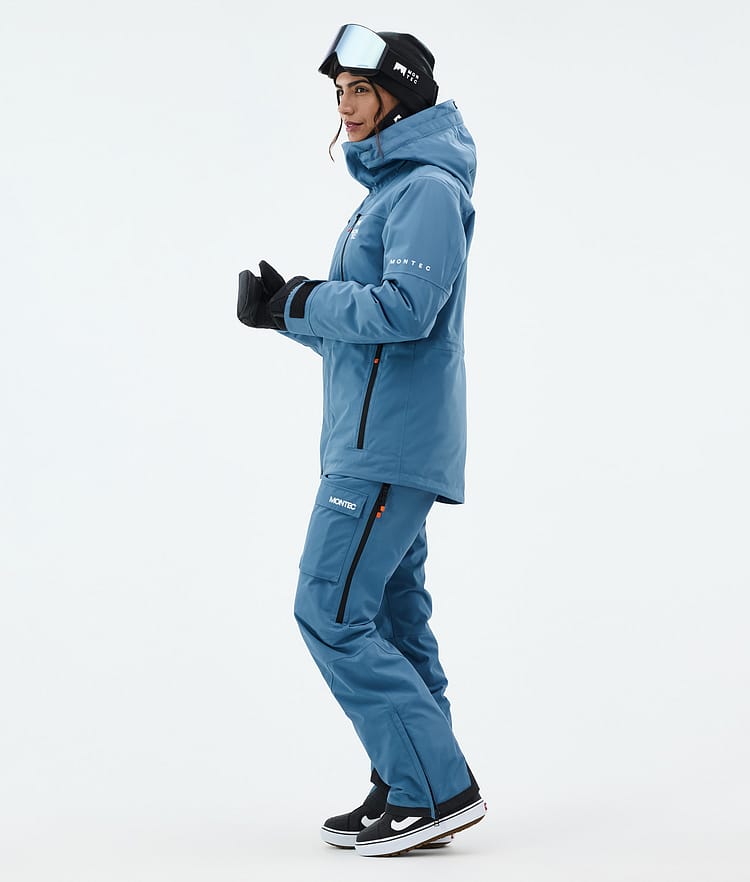 Montec Fawk W Snowboardjakke Dame Blue Steel Renewed, Bilde 4 av 10