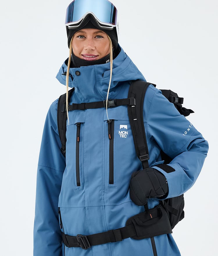 Montec Fawk W Skijakke Dame Blue Steel, Bilde 4 av 9