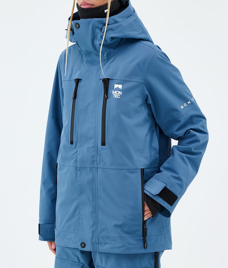 Montec Fawk W Snowboardjakke Dame Blue Steel Renewed, Bilde 7 av 9