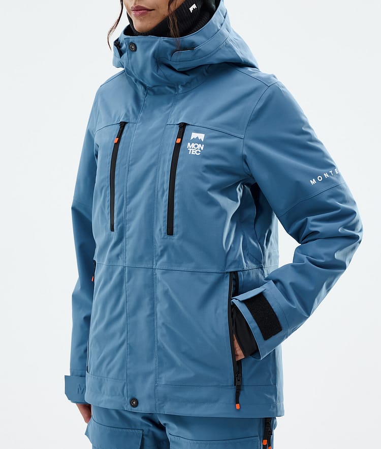 Montec Fawk W Snowboardjakke Dame Blue Steel Renewed, Bilde 8 av 10
