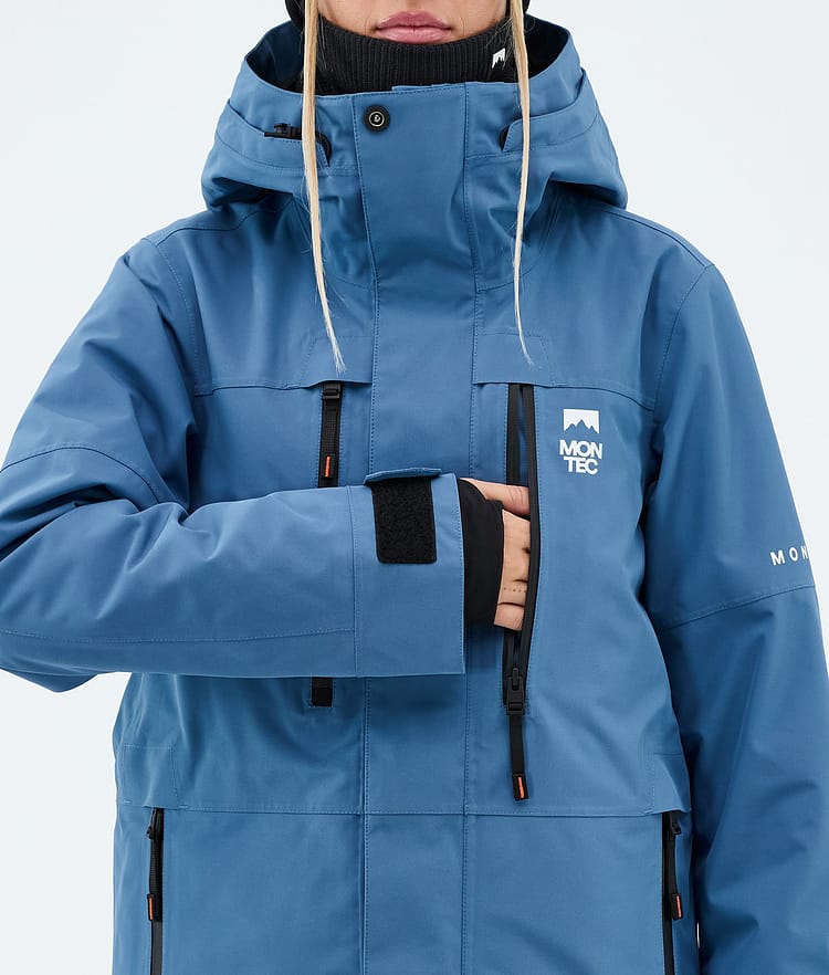 Montec Fawk W Skijakke Dame Blue Steel, Bilde 8 av 9