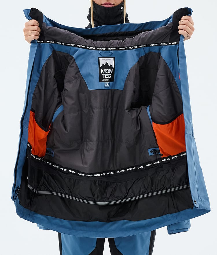 Montec Fawk W Snowboardjakke Dame Blue Steel Renewed, Bilde 9 av 9