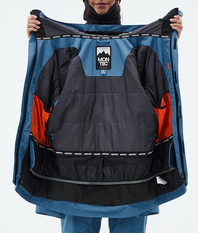Montec Fawk W Snowboardjakke Dame Blue Steel Renewed, Bilde 10 av 10